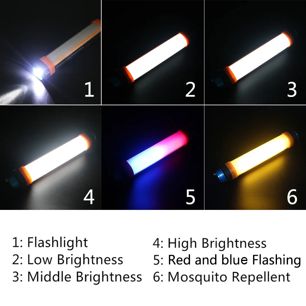 

USB Rechargeable Torch Light Outdoor LED Camping Light Lantern Flashlight IP68 Waterproof 2020 Outdoor Essentials