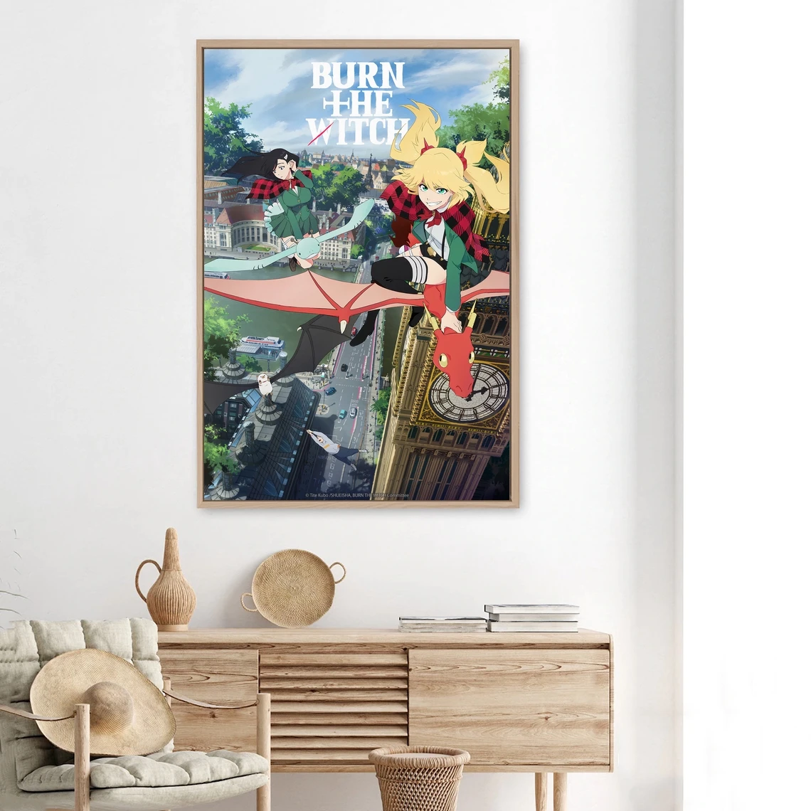 

Burn the Witch Anime Posters, Anime Tv Series, Canvas Print Custom Poster, Wall Paintings, Home Decoration (No Frame)