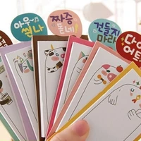 1pcs cute animal memo pad 5 213cm kawaii memo notepad sticky notes bookmark paper sticker for kids girls boys students gift