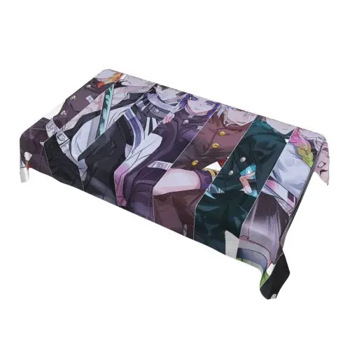 

Demon Slayer Print Table Cloth Coffee TableCover Rectangular Tablecloth Waterproof Tablecloths Dining TableCloth