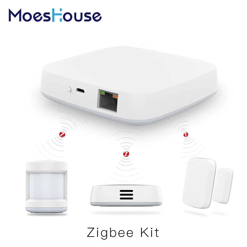 Умный шлюз Tuya Zigbee хаб для автоматизации дома охранная сигнализация датчик