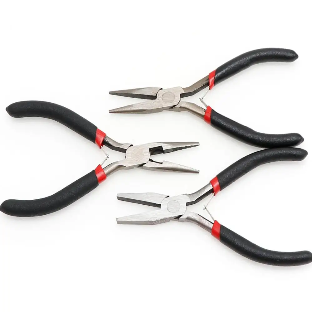 Black 1pc Jewellery Making Round Nose End Cutting Jewelry Pliers Tools DIY Equipment Fit Handcraft Beadwork Repair | Украшения и