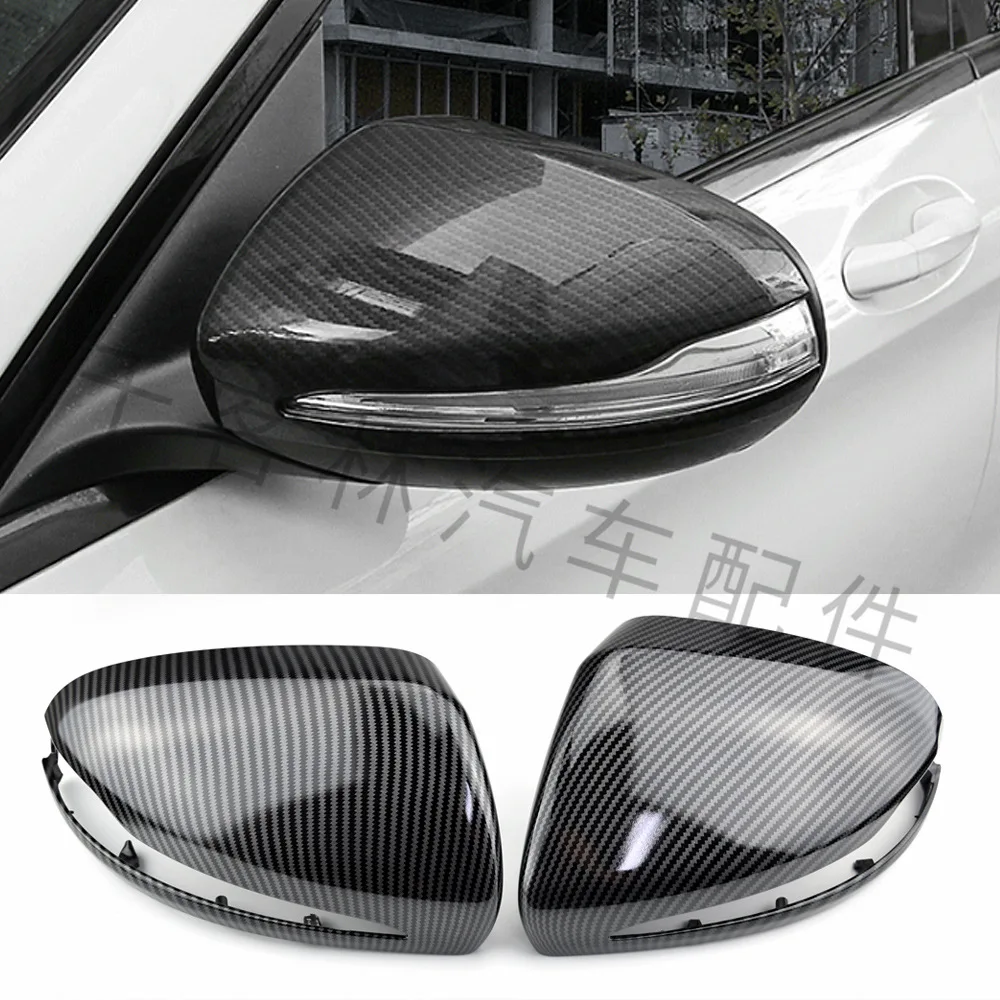 

Suitable for 14-18 Mercedes-Benz C/S/E/GLC W205 W213 W222 carbon fiber water transfer rearview mirror shell mirror shell