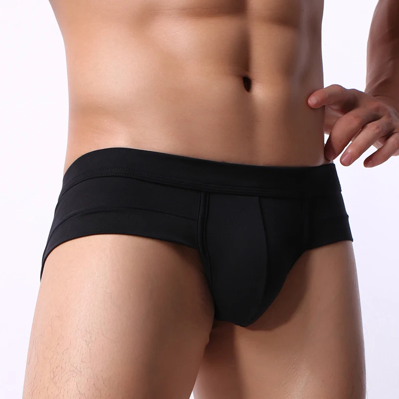 Мужское нижнее белье однотонные дышащие шорты мужские трусы s bokserki Трусы слипы