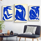 Известный синий, телесный искусства Матиссом холст настенные картины художественные плакаты и принты телесного цвета художественная фотография для Декор в гостиную