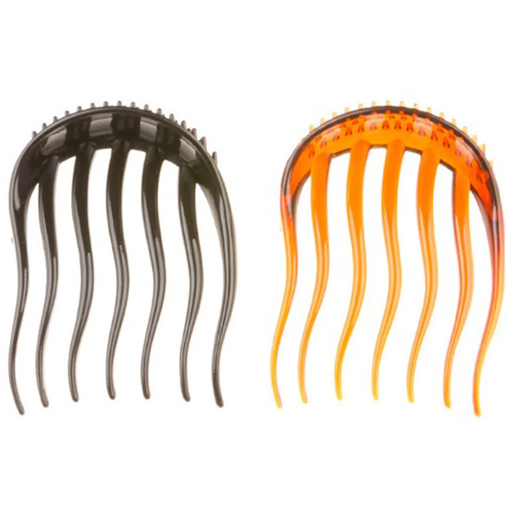 

2021 Fashion Women Hair Styling Clip Fluffy Plastic Stick Bun Maker Braid Tool Ponytail Holder Hairpins Hair Accessories