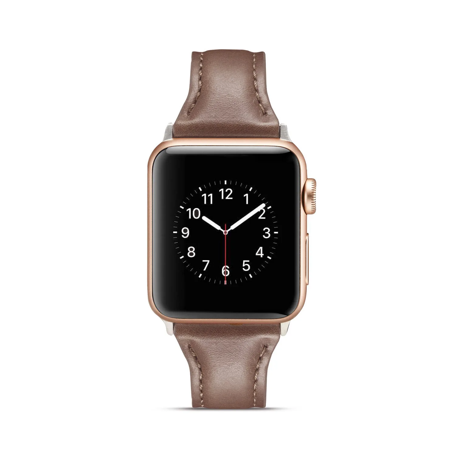 Ремешок из натуральной кожи для часов Iphone Watch 4 44 42 мм I Watch браслеты 40 38 мм ремешки для умных часов для Apple Watch 3/2/1