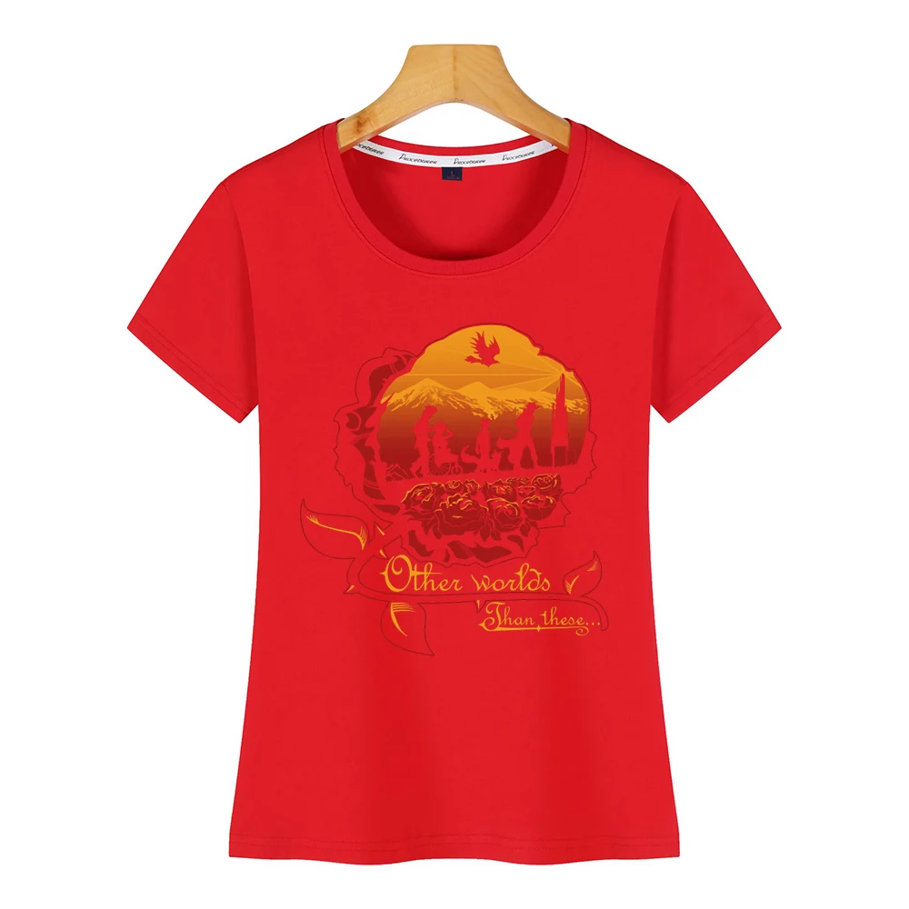 Женская футболка с надписями dark tower другой мир|Футболки| |