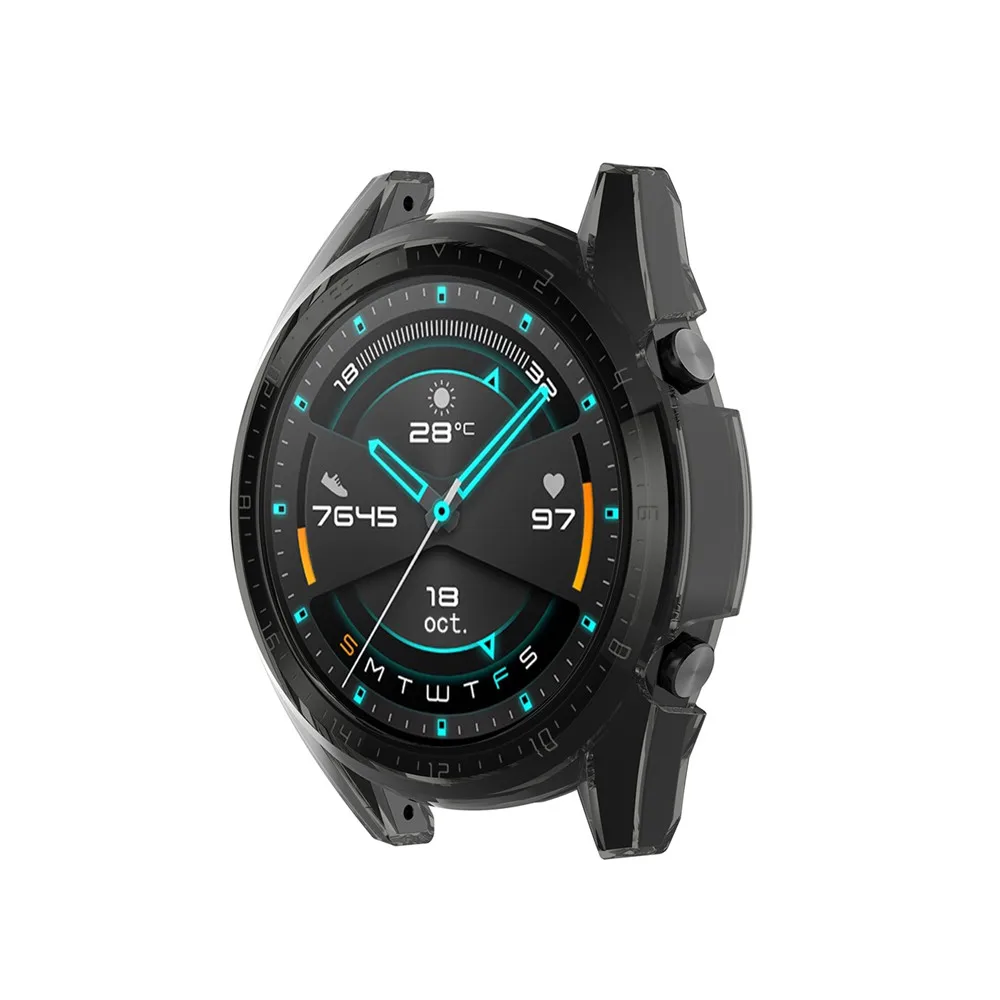 Прозрачный чехол для часов HUAWEI Watch GT /GT 2 42 мм 46 защитный экрана умных с защитой от