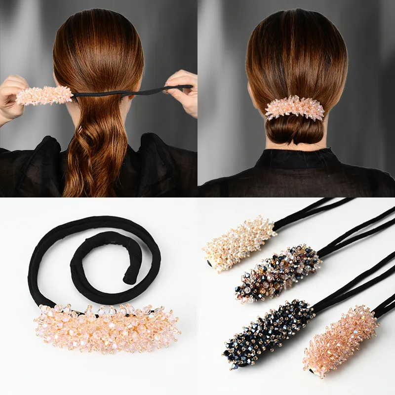 Твистер с цветами для волос заколки Пончики головная повязка мяч сладкий