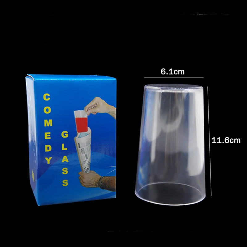 Comedy Glass in Paper Cone Волшебные трюки маг сценические иллюзии трюк реквизит аксессуары