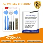 Высококачественный аккумулятор 4700 мАч для ZTE Nubia Z11 Li3829T44P6h806435 NX531J мобильный телефон