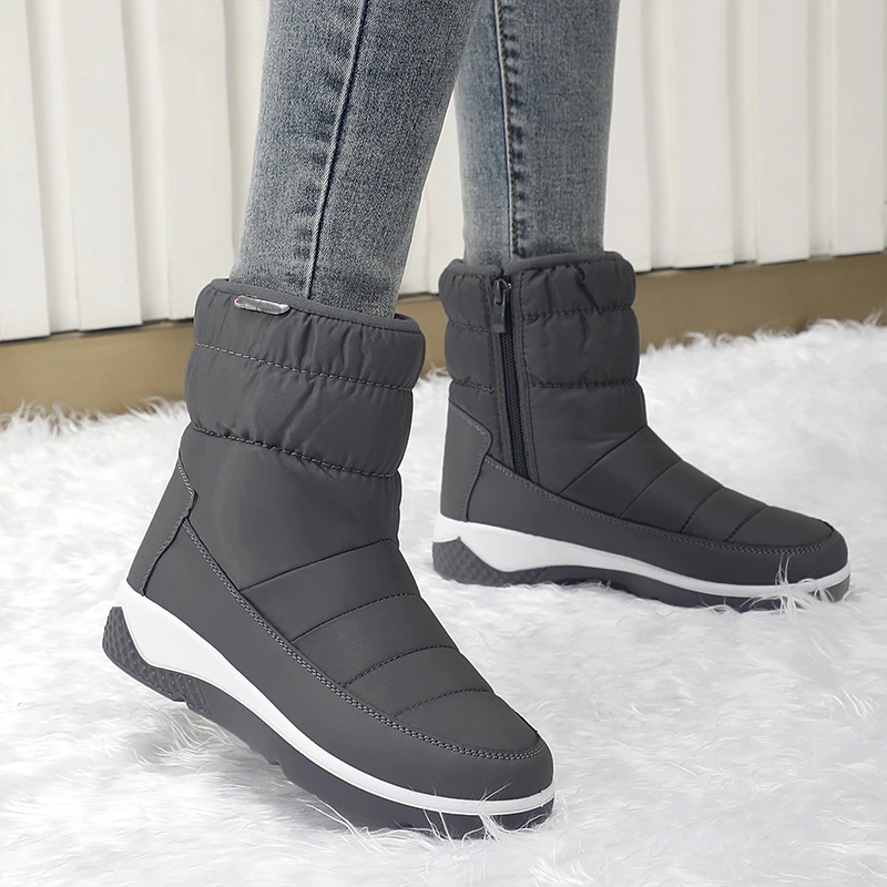 Женские зимние ботинки на молнии, размеры 36-42