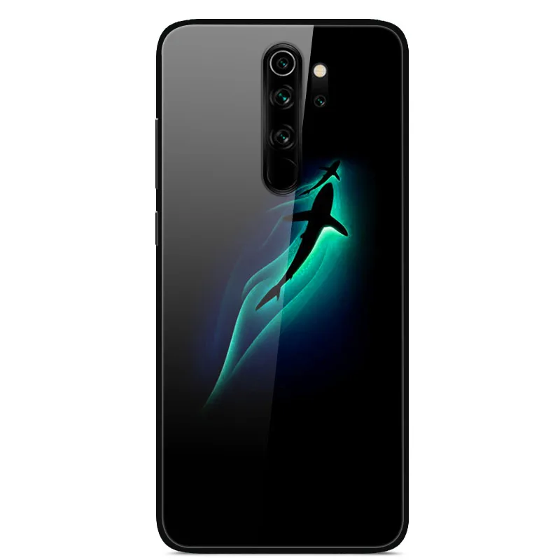 11 Закаленное стекло чехол для Xiaomi Redmi Note 8 Pro Case Жесткий ПК Красочный чехол для Xiaomi Redmi Note 8 Бампер чехол для телефона редми Note8 8Pro - Цвет: 11