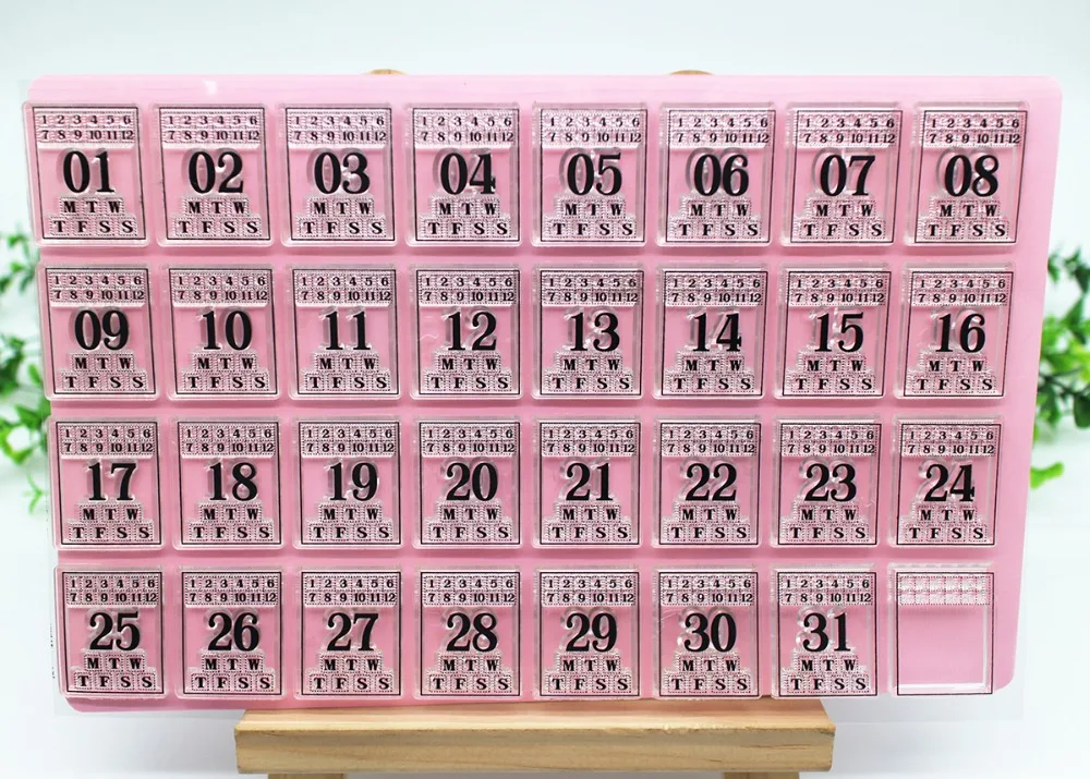 2019 Новая мода китайские слова/цифры четкие штампы/печать для скрапбукинга