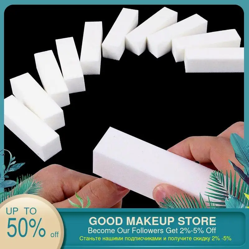 3 шт./лот шлифовальная губка пилка для ногтей буферный блок УФ геля лак Сделай Сам