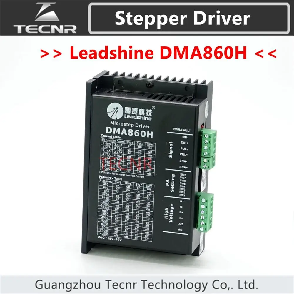 Leadshine DMA860H Шаг Драйвер DC 24-80 в для 2 фазы Nema34 Nema42 шаговый двигатель