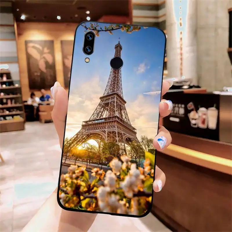 

Romantic Paris Eiffel ToweR shell Phone Case For Xiaomi Redmi note 7 8 9 t k30 max3 9 s 10 pro lite