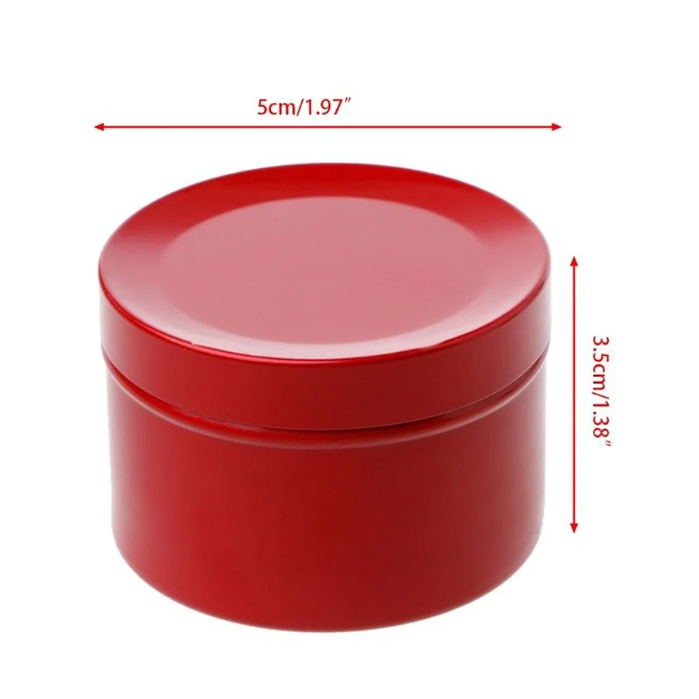 1 шт. мини коробка для хранения чая с жестяным покрытием Круглый Металлический