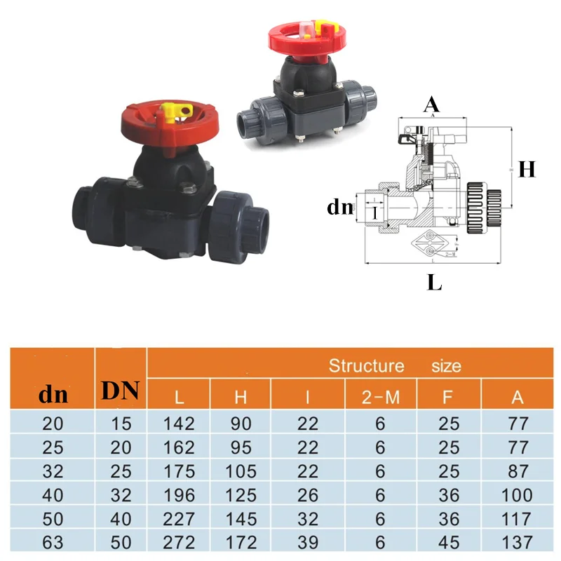 Переходник для оросительной трубы аквариумный клапан 1 шт. 20-50 мм | Обустройство