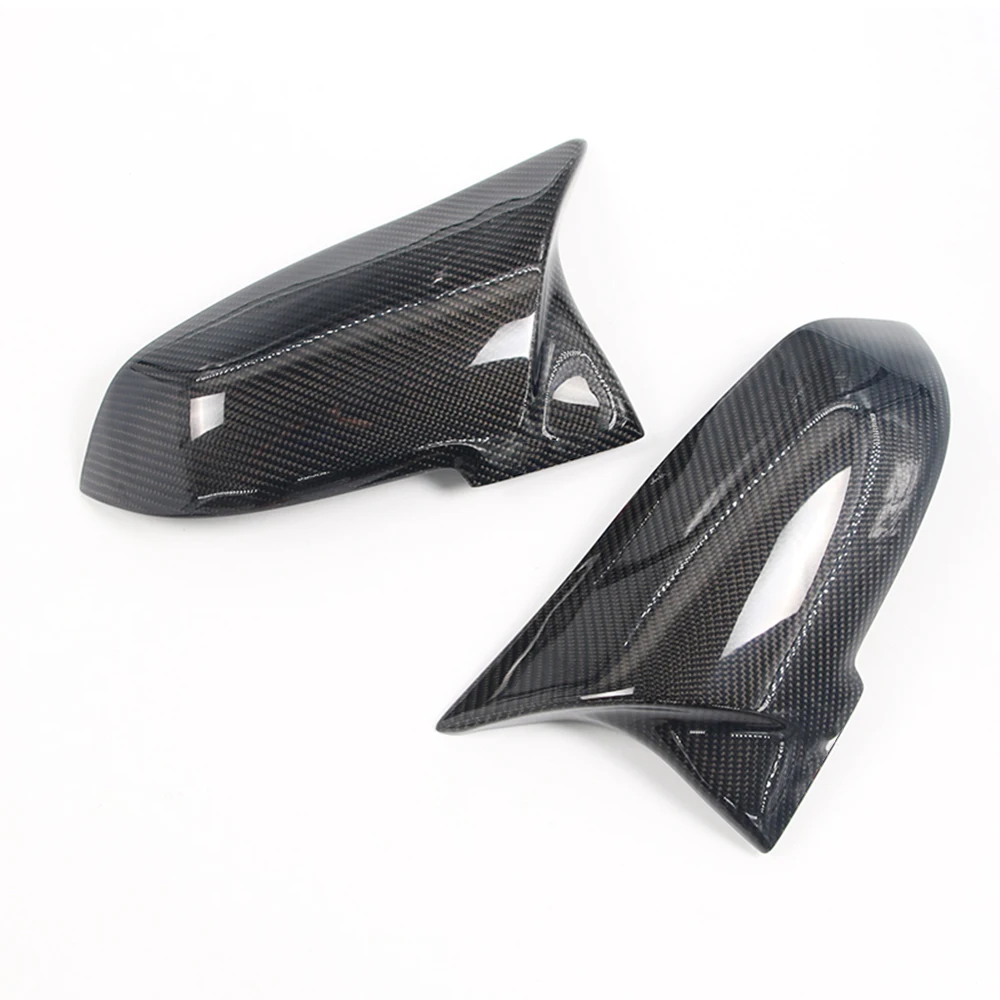 

CarManGo Auto Car Accessories Carbon Fiber Side Rearview Mirror Frame Protector Replacement Trim for BMW 3 Series F30 2011-2019