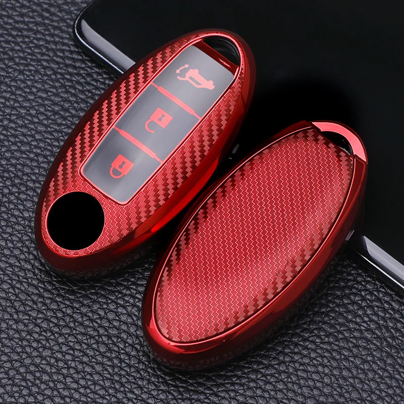 Car Remote Key Case Cover Shell For Infiniti Nissan Qashqai X-trail T32 T31 Juke J10 J11 Kicks Tiida Pathfinder Note Carbon Tpu - - Racext™️ 24 - Racext Car Remote Key Case Cover Shell For Infiniti Nissan Qashqai X-trail T32 T31 Juke J10 J11 Kicks Tiida Pathfinder Note Carbon Tpu - - Racext™️ - - Racext 23