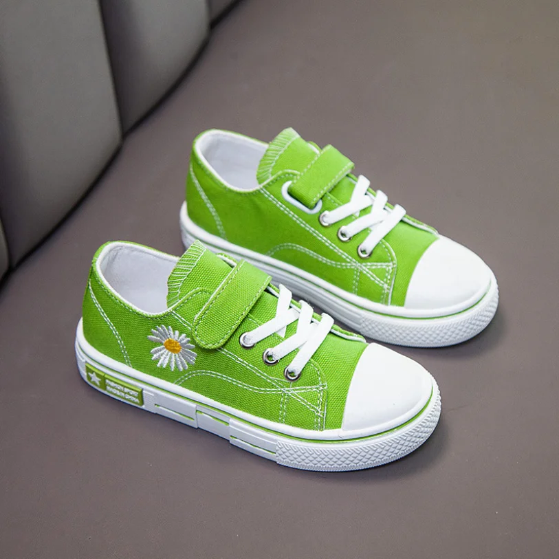 1 2 3 4 5 6 Years Old Kids Canvas Shoes for Boy Teens Girls Casual Sneakers Student Toddler Baby Easy to Wear | Детская одежда и
