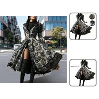 retro party dress pleated shoulder gothic vintage floral print cosplay dress midi dress vintage dress