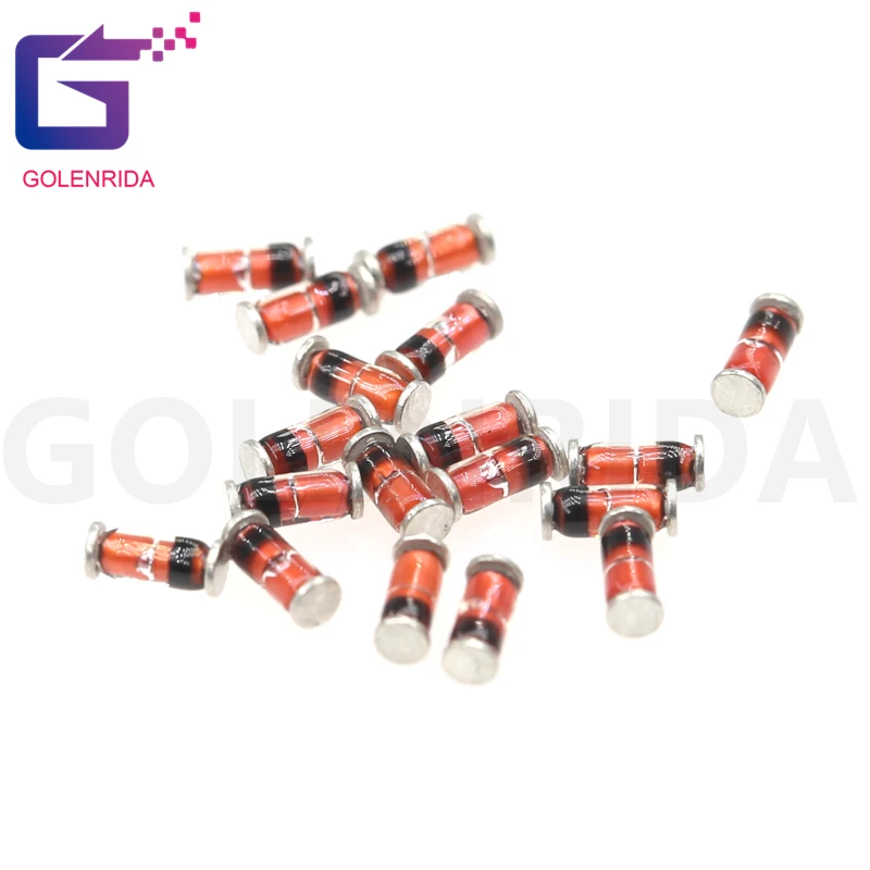 100 шт. SMD переключающий диод LL4148 1N4148 стеклянный цилиндр 1206 упаковка | Электронные