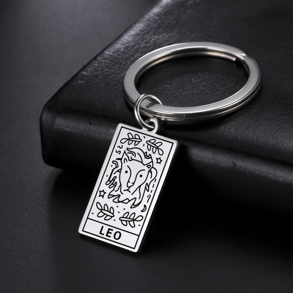 Skyrim зодиакальный брелок для женщин мужчин Телец Лев Близнецы Весы Рак 12