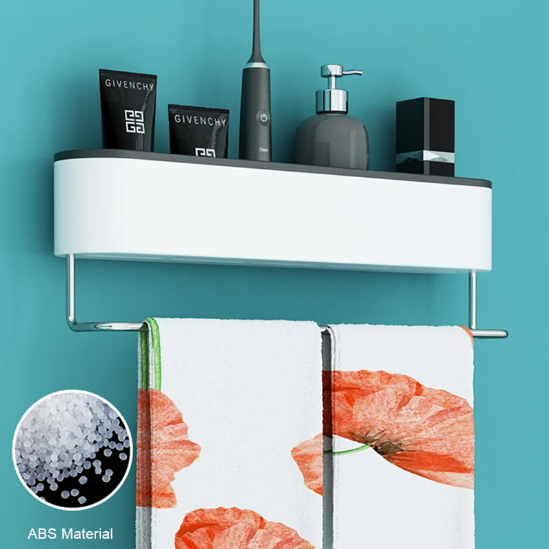 

Wall Bathroom Shelf Shampoo Cosmetic Shower Shelf Drainage Storage Rack Home WC Bathroom Accessories Towel Storage Rack