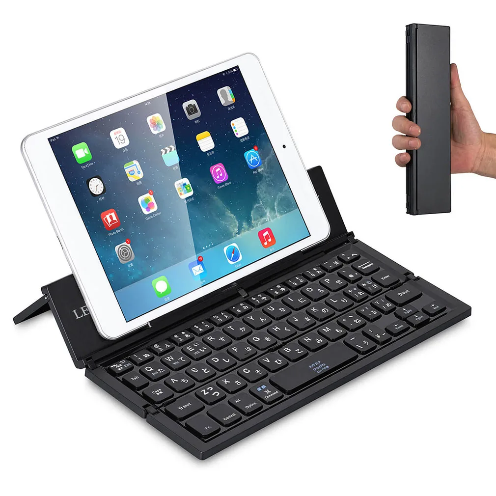 Портативная беспроводная клавиатура складные мобильные телефоны планшет для Ipad