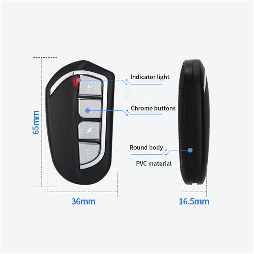 Универсальный красный светильник 433 МГц копия пульта дистанционного управления