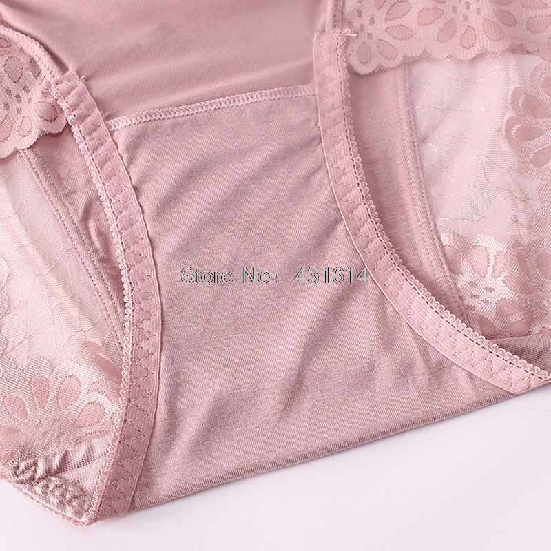 

Middle Waist Female Panties Sexy Lace Seamless Hollow Women Underwear Transparent Soft Breathable High Elasticity Thin Breifs