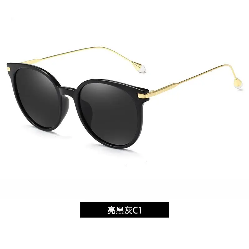 Женские и детские поляризационные солнцезащитные очки со стразами Модные ретро