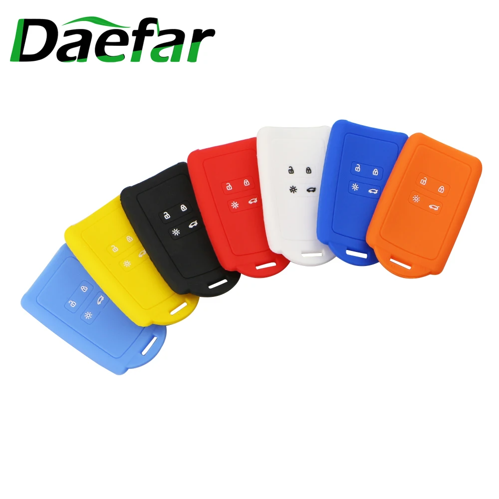 Силиконовый чехол для ключей Renault Koleos Kadjar Megan 2016 2020 Samsung QM6 пульт дистанционного