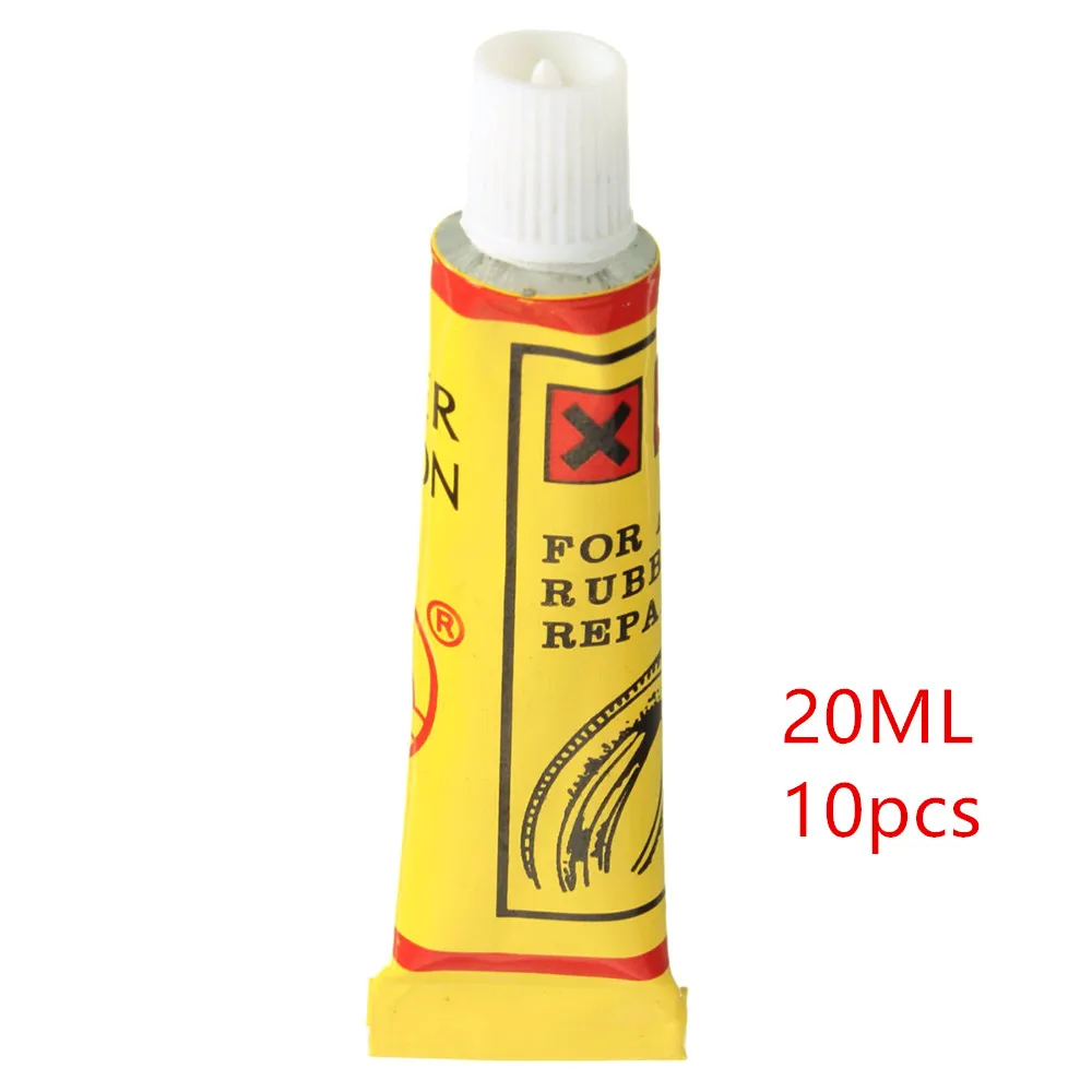 10 шт./лот 20 мл пластырь для велосипедных шин ремонт автомобильных горных