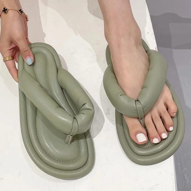 

Шлепанцы женские резиновые, домашние тапочки, плоская подошва, сланцы, летняя обувь, 2021