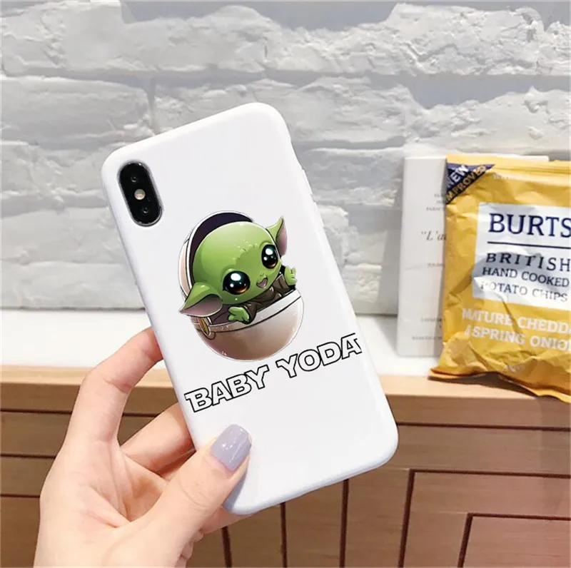 Милый ТВ мандалорский ребенок йода чехол для телефона для iPhone X 7 Plus чехол силиконовый чехол для iPhone 11 pro 6S 8 6 Plus XS Max чехол