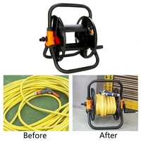 portable garden hoses reel garden pipe storage cart pipe exclude winding tool rack portable pp plasticmetalcopper