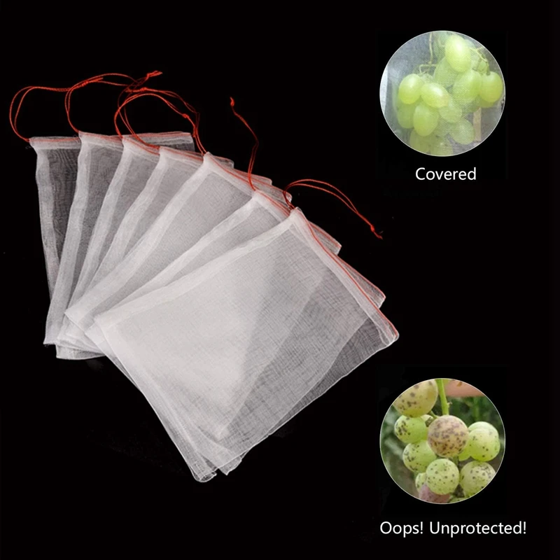 

150 Pieces of Fruit Protection Bag, Insect Mosquito Net Barrier Bag, Garden Plant, Flower, Fruit Protection Bag, Net Bag