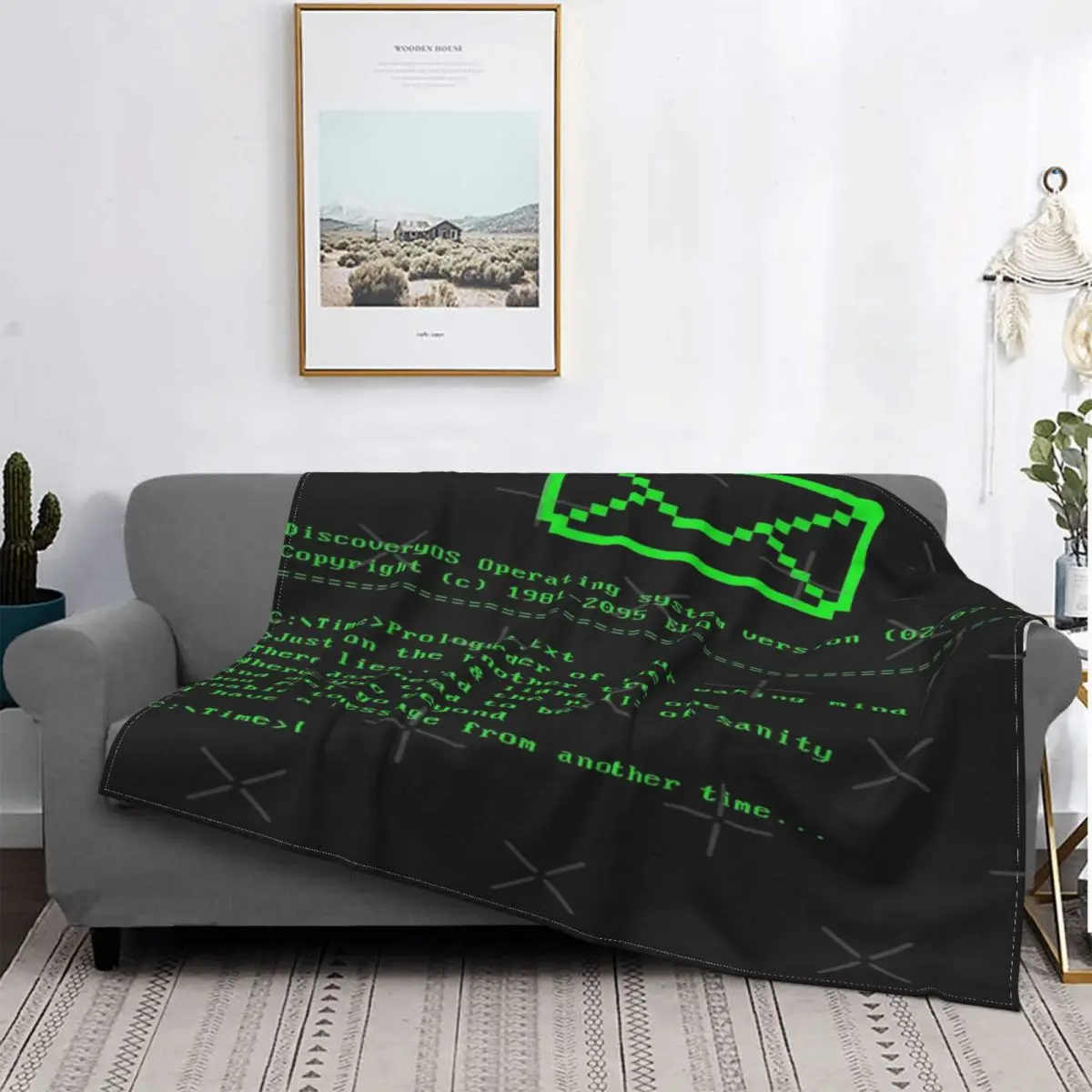 

Prologue-Manta a cuadros para cama, manta con capucha para sofá, colcha de Picnic