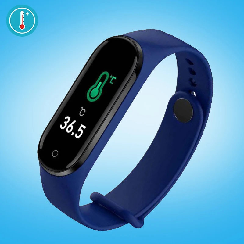 M4pro Смарт часы для мужчин с температурой тела женщин Ip67 водонепроницаемый