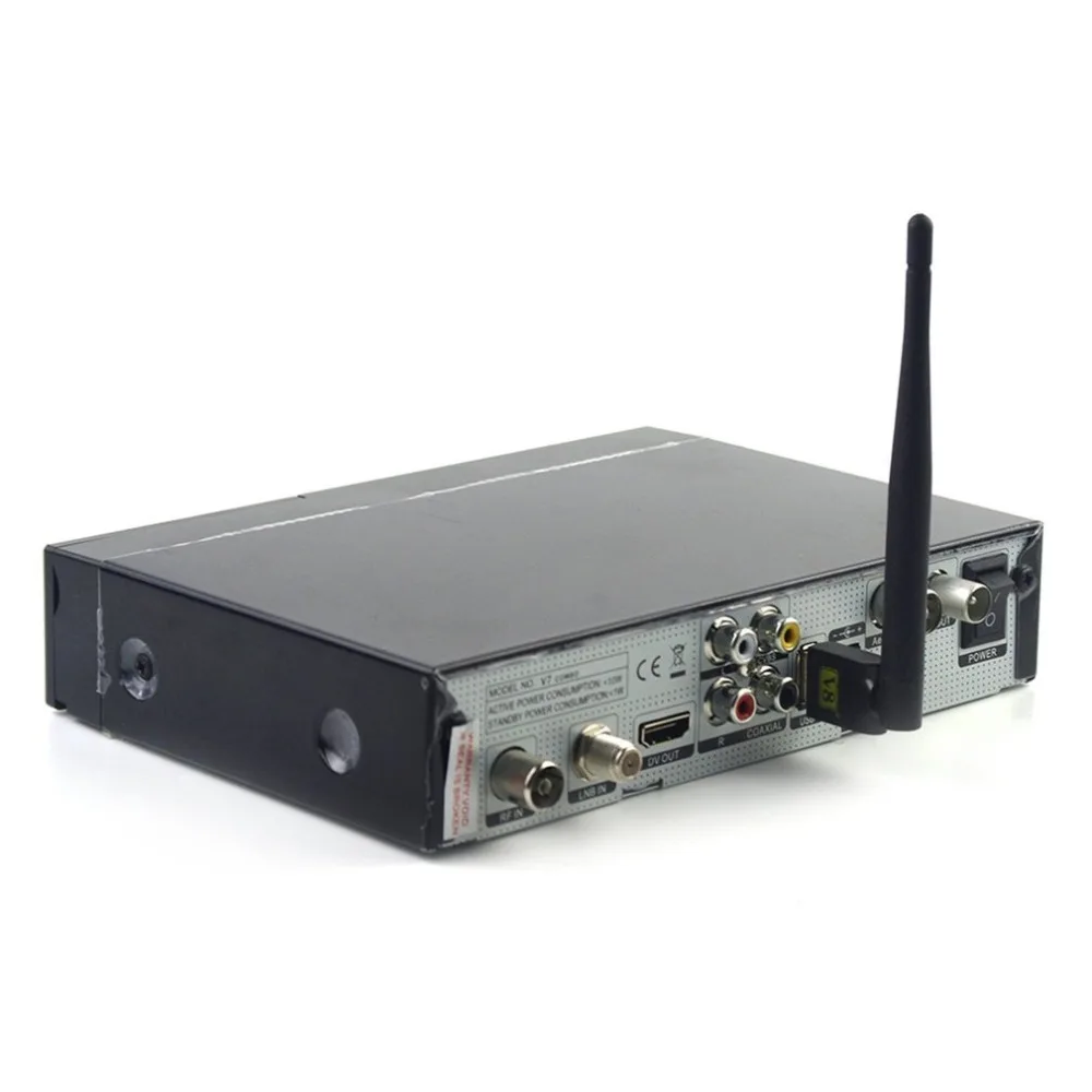 Freesat V7 спутниковый HD декодер приемник Full 1080P+ 1 шт. профессиональный HD DVB-S2+ USB WiFi ТВ набор стабильный сигнал