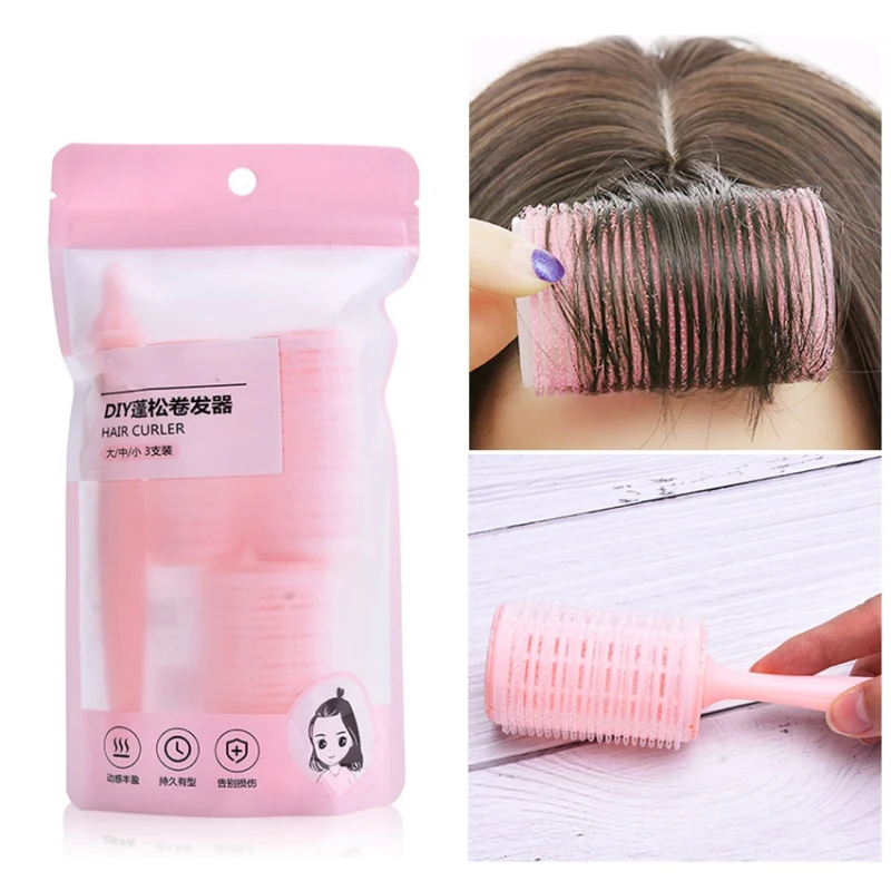 3+1 Curling Tool Set Hairdressing Curlers DIY Curly Hairstyle Styling Nylon Hair Roller Curler | Красота и здоровье