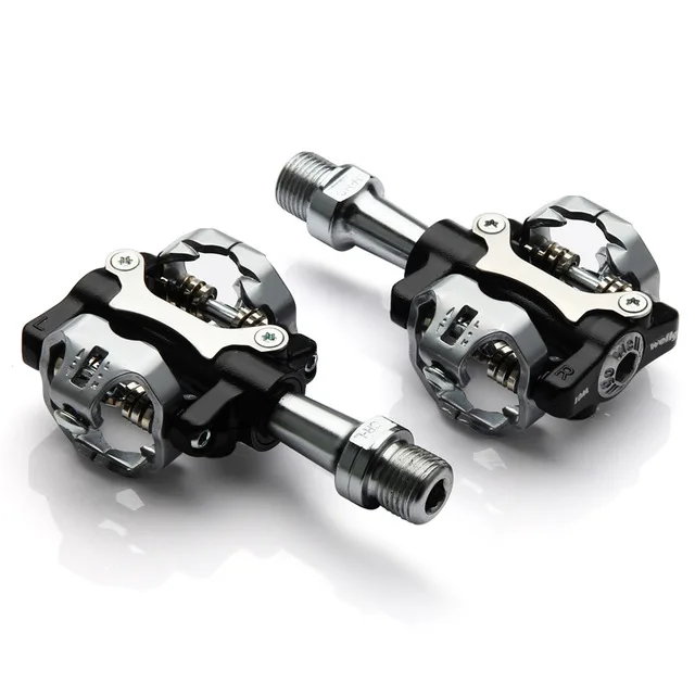 Wellgo W01 MTB Touring велосипедный велосипед бесклипсовый светильник педали 9/1" CR-MO шпиндель герметичные бутсы совместимы с SHIMANO SPD 294g - Цвет: Black