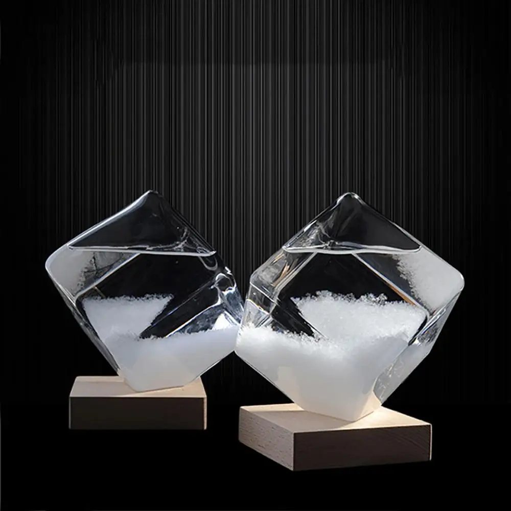 Кубик воды бутылка для предметов погоды цветной Настольный прозрачный