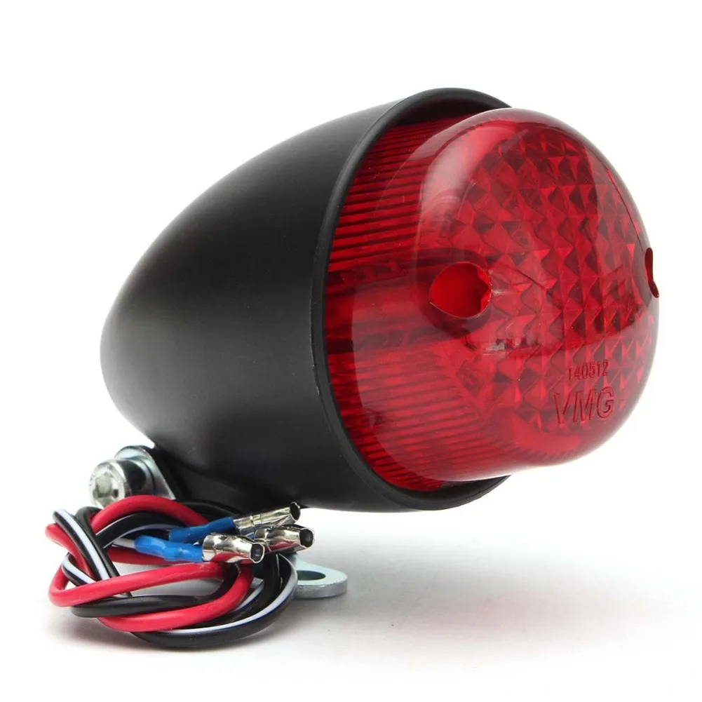 

1pcs Black Universal 12V Motorcycle LED Rear Tail Brake Stop Running Light LED Motorcycle Tail Light Motorcycle Signal Lamp