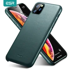 ESR Case for iPhone 11 Pro Max Leather Case for iPhone 12 mini 12 Pro Max Luxury Back Cover for iPhone 11 12 11Pro Max Black