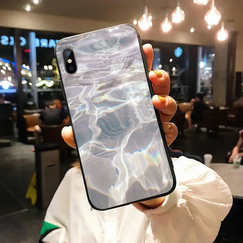 

Water waves shining in the sun Phone Case for iPhone 11 12 pro XS MAX 8 7 6 6S Plus X 5S SE 2020 XR